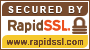 SECURED BY RapidSSL